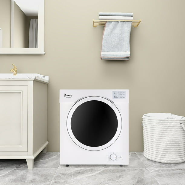 Portable Compact Laundry Dryer Portable Electric Dryer Stainless Steel Household Drum Clothes Dryer Electric Portable Clothes Dryer Compact Laundry Dryer For Apartment Dormitories White R1724 Walmart Com Walmart Com
