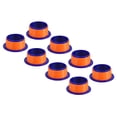 thumbnail image 1 of Unique Bargains Poignée de Rétrécissement 3 Pouces, Distributeur de Pellicule Extensible 8 Pcs Distributeur de Film Extensible Main en Plastique pour Meubles, Violet, 1 of 5