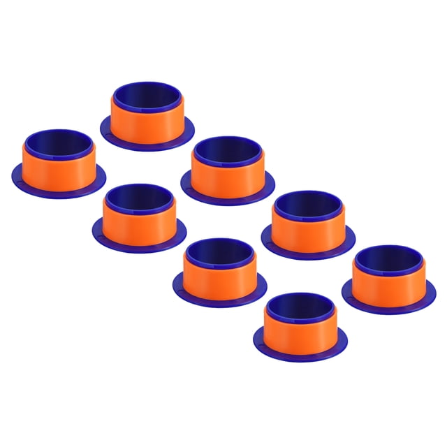 Unique Bargains Poignée de Rétrécissement 3 Pouces, Distributeur de Pellicule Extensible 8 Pcs Distributeur de Film Extensible Main en Plastique pour Meubles, Violet