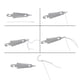 thumbnail image 3 of Scienceny Herramientas de enhebrado de punto de cruz para bordado, ligeras y duraderas, para ahorrar tiempo, 60 pack/lote Herramientas y ferretería, 3 of 6