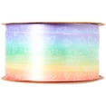 thumbnail image 3 of Offray Ribbon, Multi-Color 1 1/2 inch Rainbow Satin Ribbon for Sewing, Crafts, and Gifting, 9 feet, 1 Each, 3 of 7