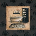 thumbnail image 2 of Gregory Gorham 12x12 White Modern Wood Framed Wall Art Titled - Bath Time II, 2 of 5
