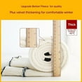 thumbnail image 5 of Lambskin Winter Leggings， Lined Leggings Plus Size Fleece Leggings for Women High Waisted Tummy Control Leggings, 5 of 7