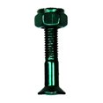 thumbnail image 1 of Juego de accesorios para monopatín, piezas de pernos para patín, juego de tornillos de montaje estándar para longboard Green_26mm_1pc Zulema tornillos para patineta, 1 of 8