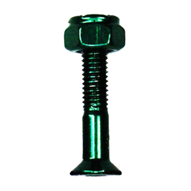 Juego de accesorios para monopatín, piezas de pernos para patín, juego de tornillos de montaje estándar para longboard Green_26mm_1pc Zulema tornillos para patineta