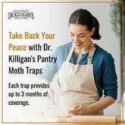 Dr. Killigans Premium Pantry Moth Traps with Pheromones Organic, 6, Black