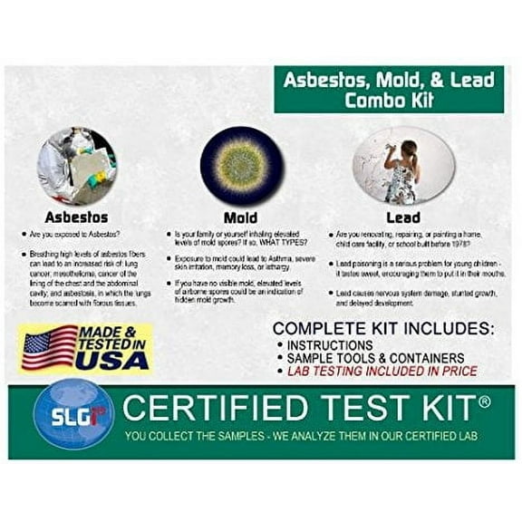 Asbestos, Lead, and Mold Combo Test Kit (5 Bus. Days)