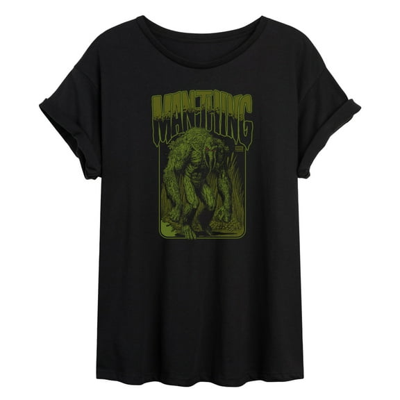 Marvel - Man-Thing - Juniors Oversized Graphic T-Shirt