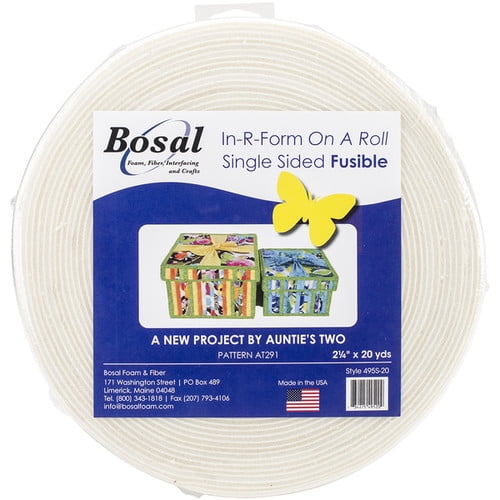Bosal 495S-20 In-R-Form Unique Fusible Foam Stabilizer - 2.25 In. X 20 Yards