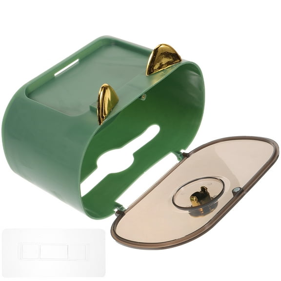 WHAMVOX Mounted Wall Mount Tissue Holder Tissue Box Home Tissue Storage Box 19.5x11cm