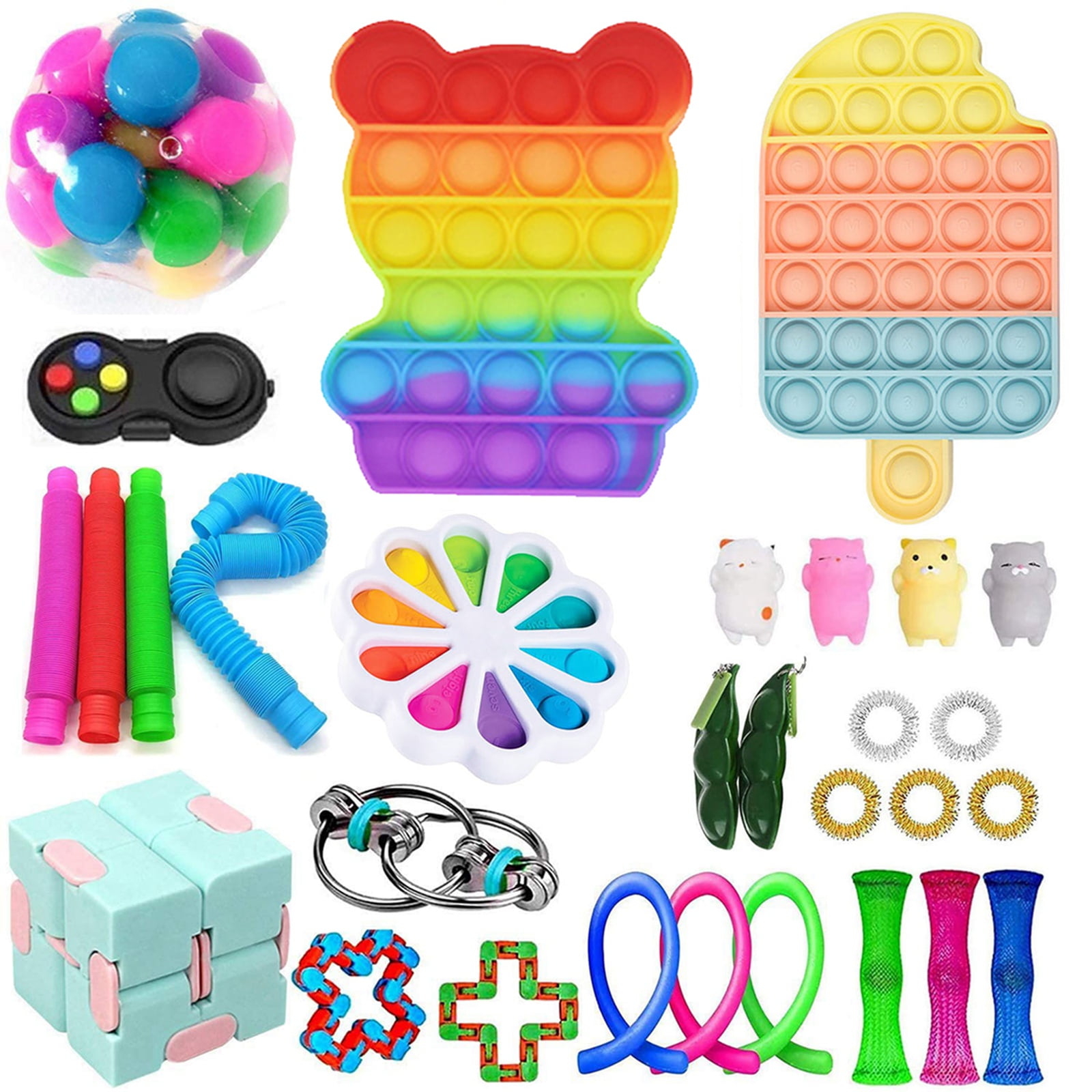 Details about   12 PCS Sensory Fidget Toys ADHD With Bubble Sensory Games Anxiety Relief Stress 