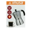 Imusa New 9 Cups Aluminum Stovetop Espresso Maker, Silver