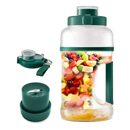 

Sport Athletes 35Oz Bottle for Shakes and Smoothies 6 in 1 Personal USB Rechargeable Green