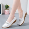 thumbnail image 2 of Mostsola Loafers for Women Comfortable Low Wedge Walking Shoes Non-Slip Business Casual Shoes, 2 of 8