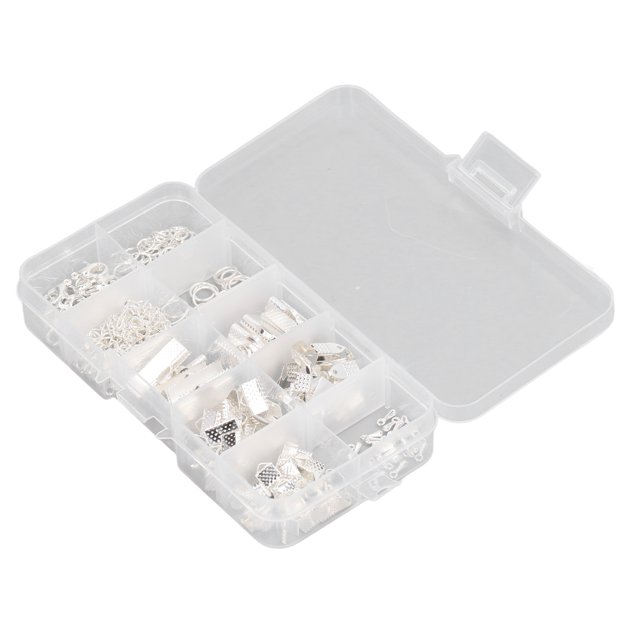 Jewelry Making Accessories Set, Metal Tail Chain Tail Buckle Clip Storage For DIY Jewelry Bracelets Necklaces
