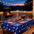 thumbnail image 6 of American Flag-Themed Tablecloth for Independence Day, Disposable Patriotic Party Table Cover for 4th of July, Holiday, Barbecue, and National Day Celebrations, 6 of 6