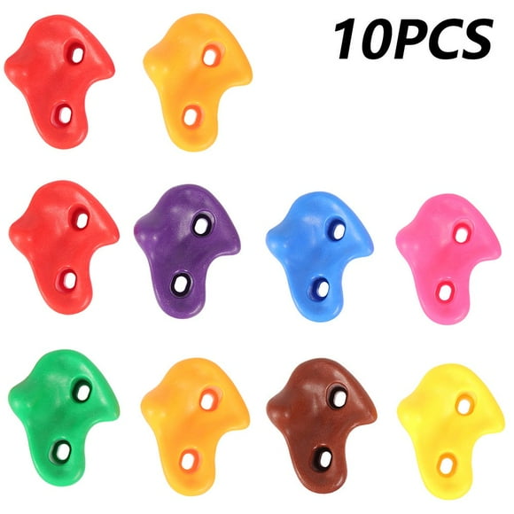 Set Resin Rock Hold (not Plastic) Bolt On Wall Grab Stone Climbing