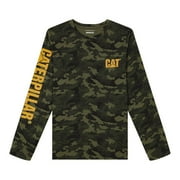 Men's Caterpillar CAT Foundation Trademark Banner Long Sleeve Tee