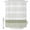 Green, variant on Shower Curtains for Bathroom, Grey Stripe Waterproof Fabric Shower Curtain, Modern Abstract Monochrome Geometric Decorative Bathroom Curtain for Bathtub, 72"x72", No Hooks Included
