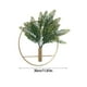 thumbnail image 3 of 1Pcs Wall Plant Decor Round Artificial Plants With Metal Round Hanging Hoop For Decor, 3 of 8
