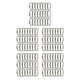 thumbnail image 1 of Advancent Paquete de 24 ganchos para llavero de mosquetón con anillo en D, mosquetones para mochila, Clips, soporte para llavero, regalos, plata Type2 NO2, 1 of 6