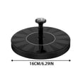 thumbnail image 2 of Hbdhejl Solar Outdoor Floating Bird Bath Garden Water Feature With, 2 of 5