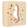 thumbnail image 1 of Wooden 3D LED Light, 3D LED Night Light Hollow Design Seahorse Pattern  For Bedroom, 1 of 8