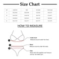 thumbnail image 3 of Sexy Bikini Sets - High Cut Thong Swimsuit - Tie Knot Ruched - Beach/Pool Party Wear, 3 of 7