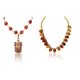 thumbnail image 1 of Kamada Combination of Shri mahakal gold necklace mala and Tulsi (basil) mala,Spritual Pendant Necklace for Women and Men, 1 of 5