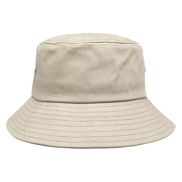 Sonducket Sombrero de cubo duradero con protección solar pesca de verano sombreros de cubo de pesca de verano gorra para el sol Sombreros Caqui oscuro