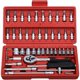 thumbnail image 1 of jeu De 46 Embouts De Douilles Avec Cliquet Rversible Pour Les Rparations Automobiles Et Les Outils Mnagers, Embouts De Douilles Et De Cls Mtriques, 1 of 5