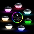 thumbnail image 2 of Altavoces flotantes para piscina con luces de colores, altavoz Bluetooth impermeable IP68 para piscina, altavoz de sonido cristalino para piscina, spa y exteriores, 2 of 5
