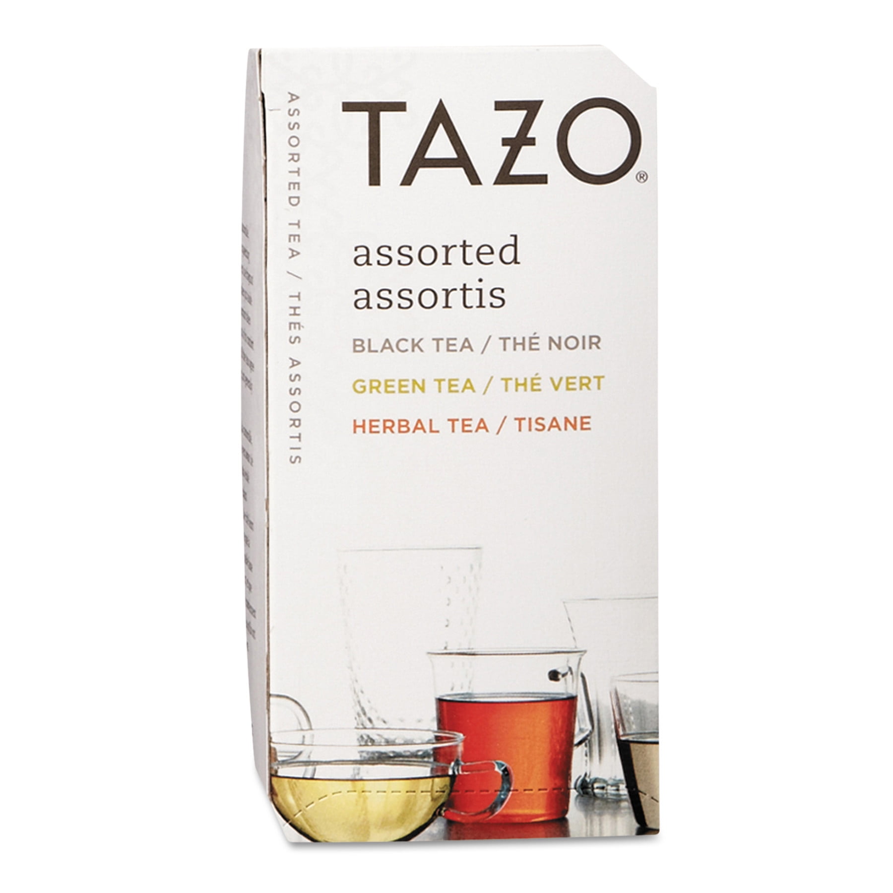 Tazo Assorted Tea Bags, Three Each Flavor, 24/Box - Walmart.com ...