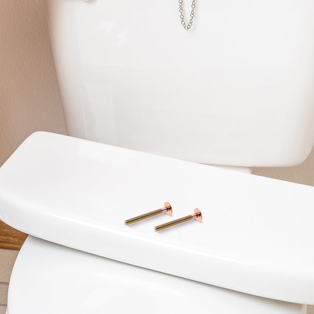 unbranded 4Ud Tornillos Plásticos Para Fijación De Asientos De Inodoro Compatible Con Uso Residencial