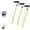3pcs, variant on Japanese Weeding Sickle, Draw Garden Hoe with Sharp Blade, Garden Hand Weeder Tool with Carbon Steel Blade and Wood Handle, Scythe Tool Manual Weeding Sickle & Hoe for Lawn, Grass, Farm (1pcs)