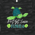 thumbnail image 4 of Inktastic Port St. Lucie, Florida Happy Sea Turtle Women's T-Shirt, 4 of 5