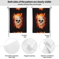 thumbnail image 2 of Wukai Satanic Skull Garden Flags Double Sided Welcome Garden Yard House Flags Outside Outdoor House (Only Flag), 2 of 8