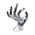 thumbnail image 1 of Tabletop Ring Display Stand Necklace Choker Rings Rack Jewelry Tabletop Showcase Jewelry Rings Support Storage Holder for Home Living Room Bedroom Transparent, 1 of 6