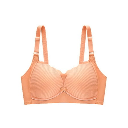 

Women Shaped Snap Button No-Steel Ring Thin Gathered Lace Underwear Bra Maternity Bra Lenceria Bralette