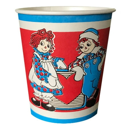 

Raggedy Ann and Andy Vintage 1988 7oz Paper Cups (8ct)