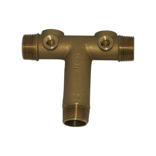 Universal Tank Cross Campbell rojo latón marrón 2,54 x 1,91 cm