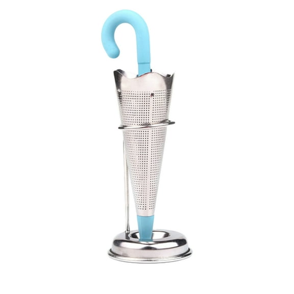 Reusable Tea Diffuser with Drip Tray Stainless Steel Fine Mesh Loose Tea