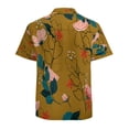 thumbnail image 3 of High Quality Hawaiian Shirts for Men Short Sleeve Aloha Beach Shirt Floral Summer Casual Button Down Shirts Blouses UURY2Y, 3 of 7