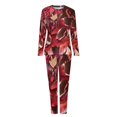 thumbnail image 5 of Alastor Hazbin Hotel Comedy Womens Pajama Set Loungewear Cozy Soft House Wear Sets Long Sleeve Round Neck T Shirt Top Bottom Pants Sleepwear, 5 of 9