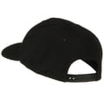 thumbnail image 2 of Brushed Cotton Twill High Profile Extra Size Cap - Black XL-3XL, 2 of 5