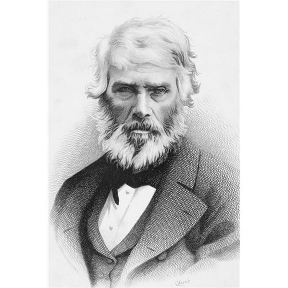 Thomas Carlyle 1795 To 1881 Scottish Born Historian And Essayist Poster Print