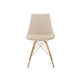 thumbnail image 1 of OSP Home Furnishings Oakley Mid-Century Modern Bucket Chair, Cream, 1 of 6