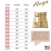 Shapette Powermesh Satin Panel Waist Cincher