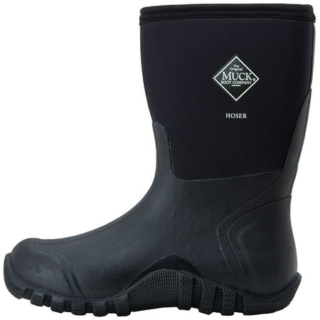 Muck Boot Company - Muck Boots Hoser Classic Mid Work Boots Black Men's ...