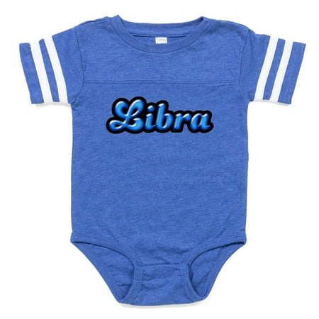 

CafePress - Gem Color Zodiac Sign Libra Baby Football Bodysu - Cute Infant Baby Football Bodysuit